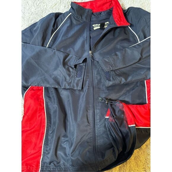 Men North end full zip techo lite navy jacket ezem system L - Picture 7 of 8